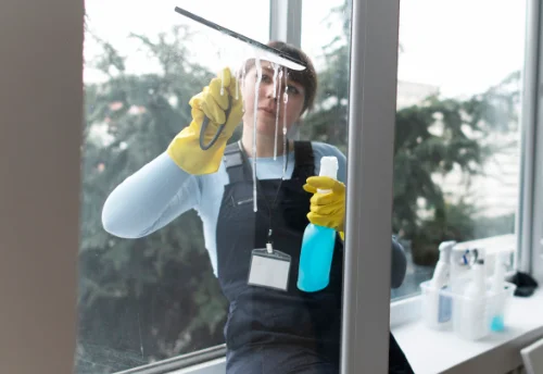 Nettoyage de vitres intérieures et extérieures à Lamarche